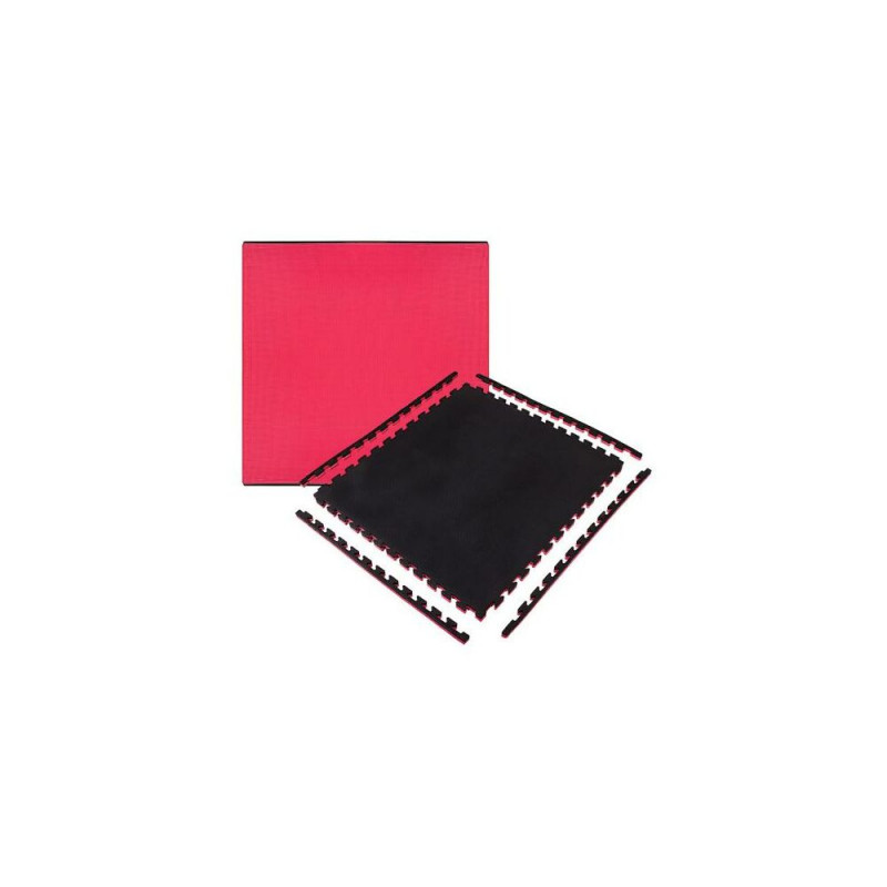 SPRINGOS Pěnová podložka Puzzle 100x100x2 cm SPRINGOS POWER černo-červená FM0007-XG