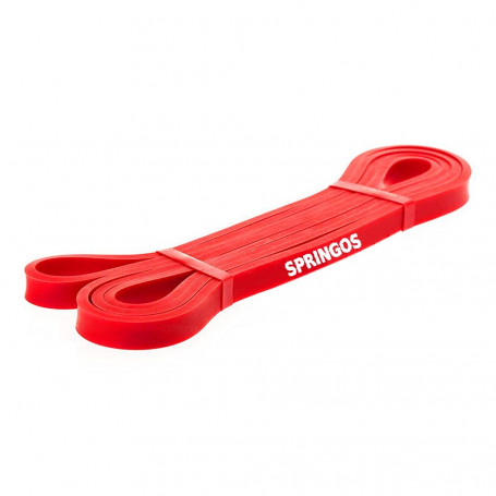 Posilovací guma 2m lehká obtížnost SPRINGOS POWER BAND červená
