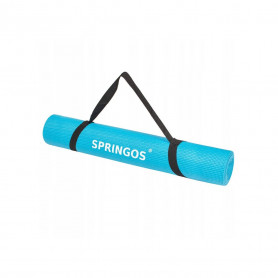 Podložka na cvičení 173x61x0,4 cm SPRINGOS SOFTMAT modrá