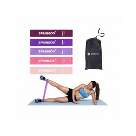 Sada posilovacích gum 5x30 cm SPRINGOS VARIO II 5ks