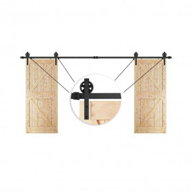 Systém pro posuvné dvoukřídlé dveře 366 cm Springos HA5023