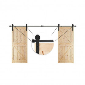 Systém pro posuvné dvoukřídlé dveře 366 cm Springos HA5026