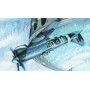 Model Hawker Tempest MK.V 14,2x17,3cm v krabici 25x14,5x4,5cm