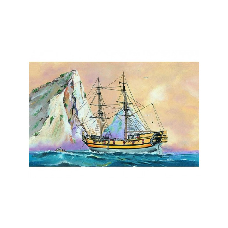 Směr Model Black Falcon Pirátská loď 1:120 24,7x27,6cm v krabici 34x19x5,5cm 48000901-XG