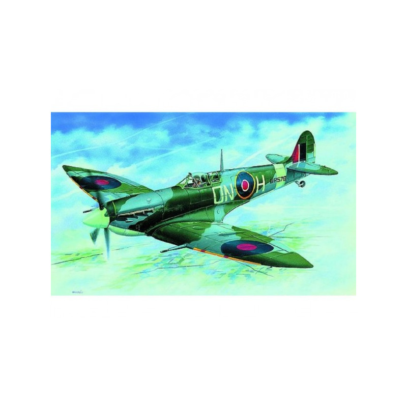 Směr Model Supermarine Spitfire H.F.MK.VI 12,9x17,2cm v krabici 25x14,5x4,5cm 48000870-XG