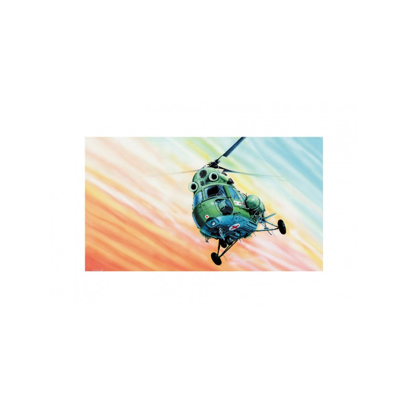 Směr Model Kliklak Vrtulník Mil Mi-2 27,6x30cm v krabici 34x19,5x5,5cm 48000990-XG