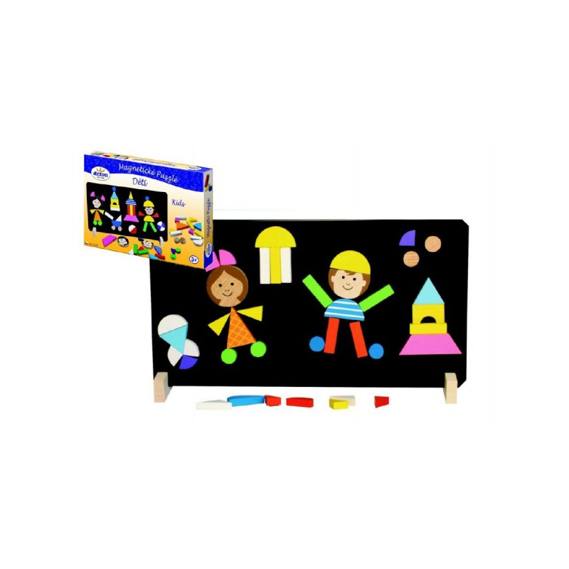 Detoa Magnetické puzzle děti v krabici 33x23x3,5cm 33012906-XG