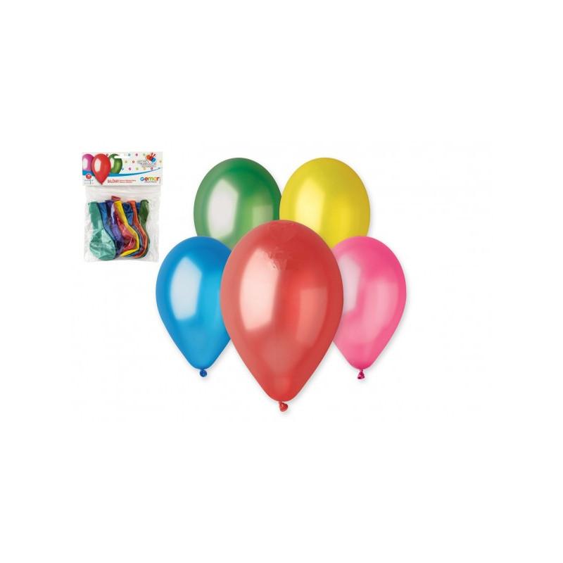 Smart Balloons Balonek/Balonky nafukovací 10cm 10ks v sáčku karneval 10300221-XG