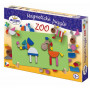 Magnetické puzzle ZOO v krabici 33x23x3,5cm