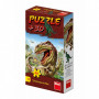 Puzzle Dinosauři 23,5x21,5cm 60 dílků + figurka asst 6 druhů v krabičce 24ks v boxu
