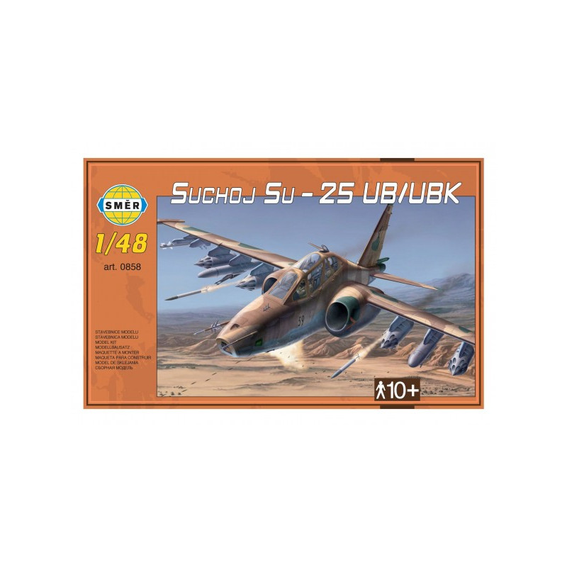 Směr Model Suchoj SU-25 UB/UBK v krabici 35x22x5cm 48000858-XG