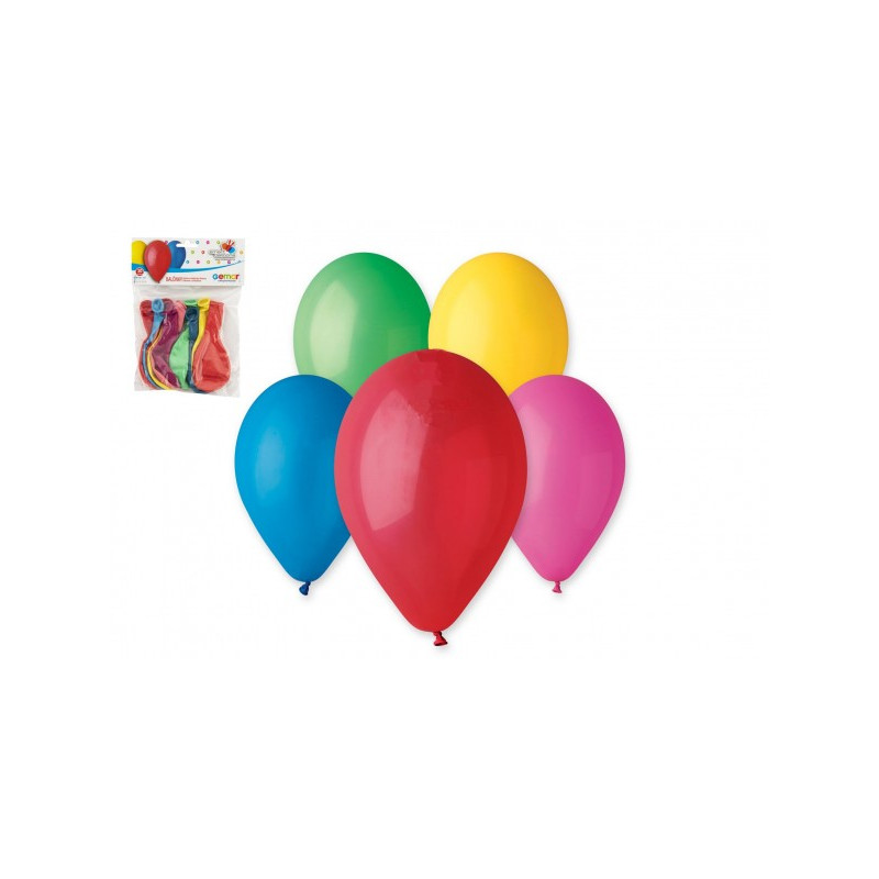 Smart Balloons Balonek/Balonky nafukovací 11" 12cm 10ks v sáčku karneval 10300184-XG