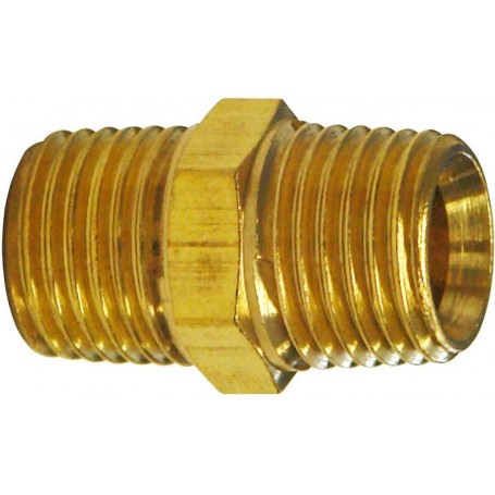 Dvojitá vsuvka 1/4" AG x 1/4" AG