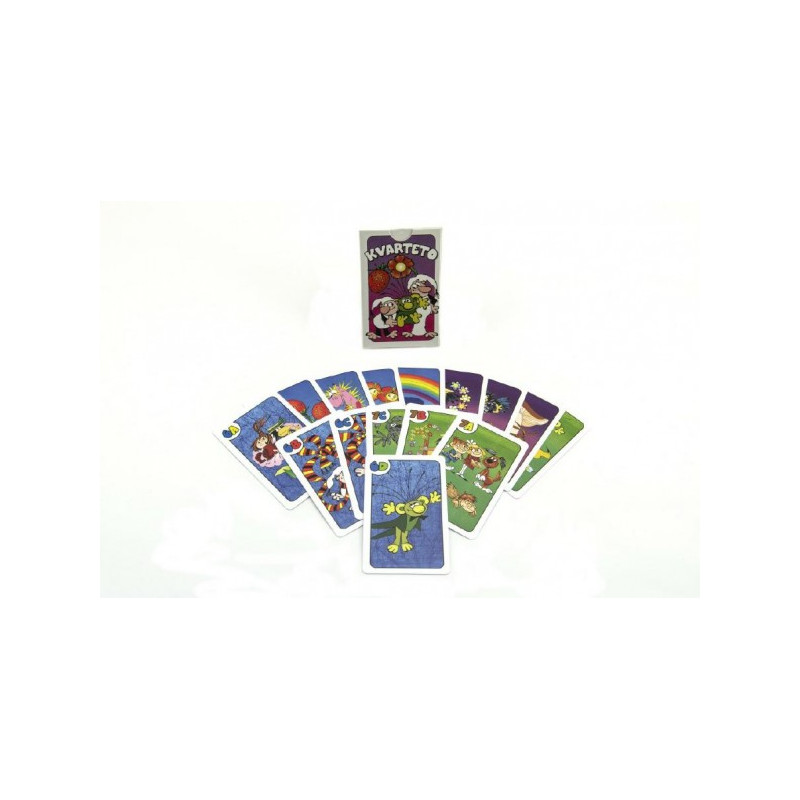Bonaparte Kvarteto Pojď s námi do pohádky společenská hra - karty v papírové krabičce 6x9x1,5cm 26076428-XG