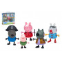 Prasátko Peppa/Peppa Pig plast set 5 figurek v maškarních šatech v krabičce 16x15x4,5cm