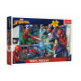 Puzzle Spiderman zachraňuje Disney koláž 41x27,5cm 160 dílků v krabici 29x19x4cm