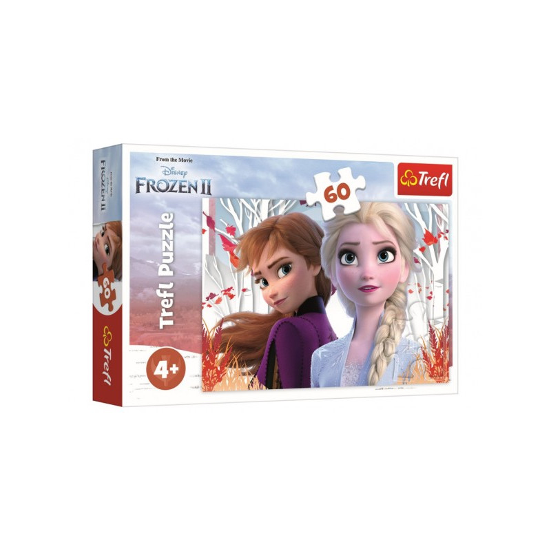 Trefl Puzzle Ledové království II/Frozen II 60 dílků 33x22cm v krabici 21x14x4cm 89117333-XG