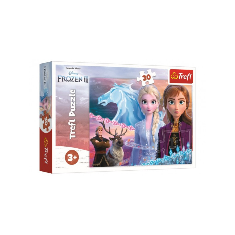 Trefl Puzzle Ledové království II/Frozen II 30 dílků 27x20cm v krabici 21x14x4cm 89118253-XG