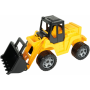 Nakladač žlutočerný Giga Trucks plast 62cm v krabici 70x35x29cm