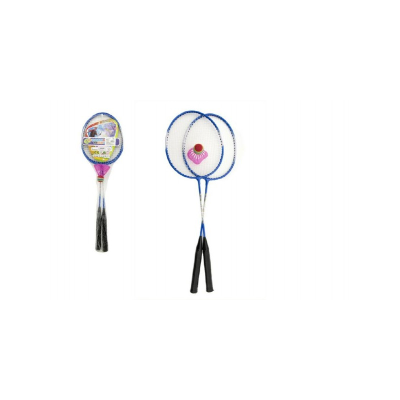 Teddies Badminton kov 2 pálky a 1 míček 3 barvy v síťce 00311352-XG