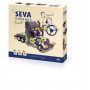 Stavebnice SEVA DOPRAVA Truck plast 402 dílků v krabici 35x33x5cm