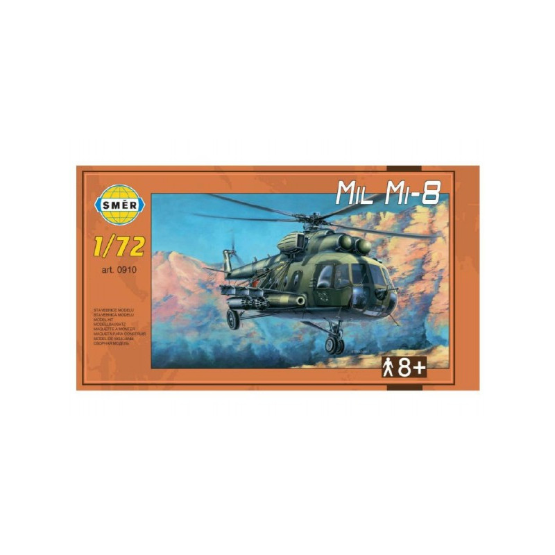 Směr Model Mil Mi-8 1:72 25,5x29,5 cm v krabici 34x19x6cm 48000910-XG