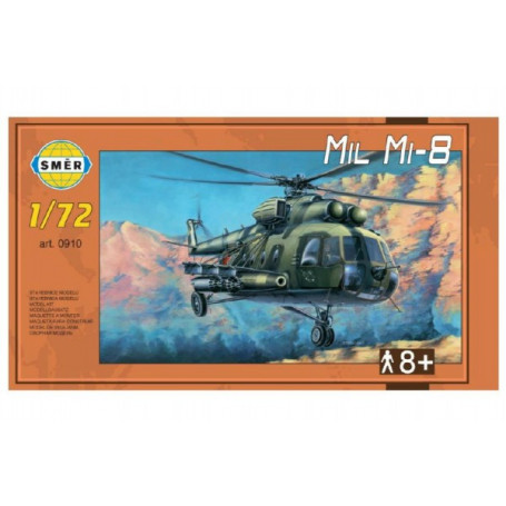 Model Mil Mi-8 1:72 25,5x29,5 cm v krabici 34x19x6cm