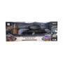 Tank RC plast 33cm T-34/85 na baterie+dobíjecí pack 27MHz se zvukem a světlem v krabici 40x15x19cm