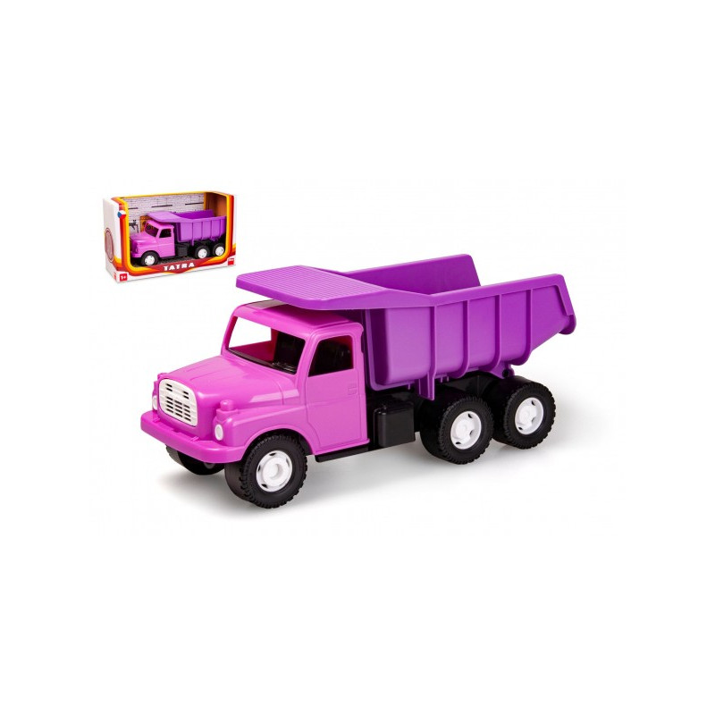 Dino Auto Tatra 148 plast 30cm růžová v krabici 35x18x12,5cm 21645486-XG