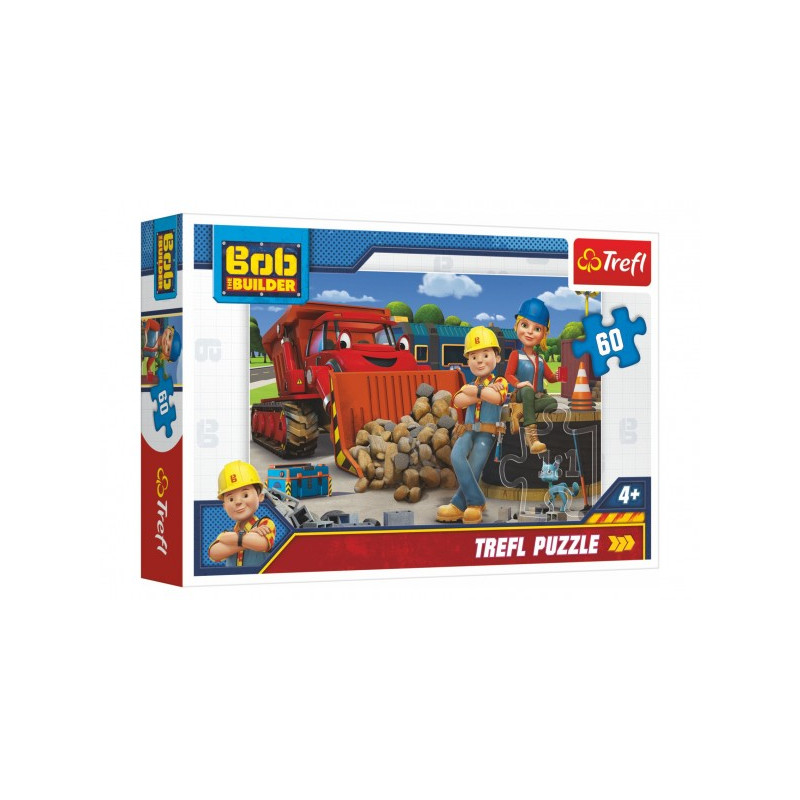 Trefl Puzzle Bob a Wendy/Bořek Stavitel 33x22cm 60 dílků v krabici 21x14x4cm 89117300-XG