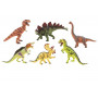 Dinosaurus 25-32cm plast 6 druhů 6 ks v boxu