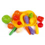 Ovoce a zelenina s podnosem plast v síťce 32x11x23cm